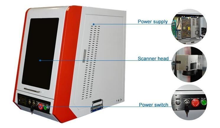 30W Color 50W Mopa Fiber Laser Marking Machine