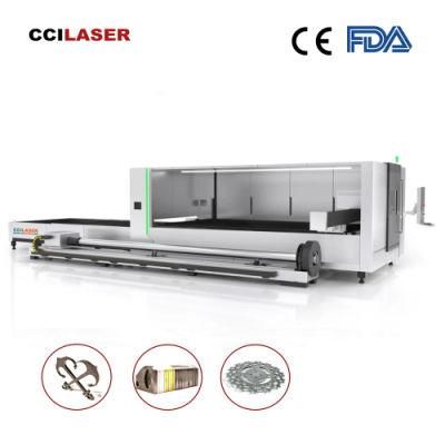 1000W 1500W 2000W Steel Sheet Pipes Fiber Laser Cutting Machine