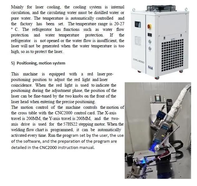 Portable Optical Fiber Laser Soldering Machine Price on Aluminum Stainless Steel 1000W Fiber Laser Welding Equipment Laser Welding Machine Fiber Laser Welder