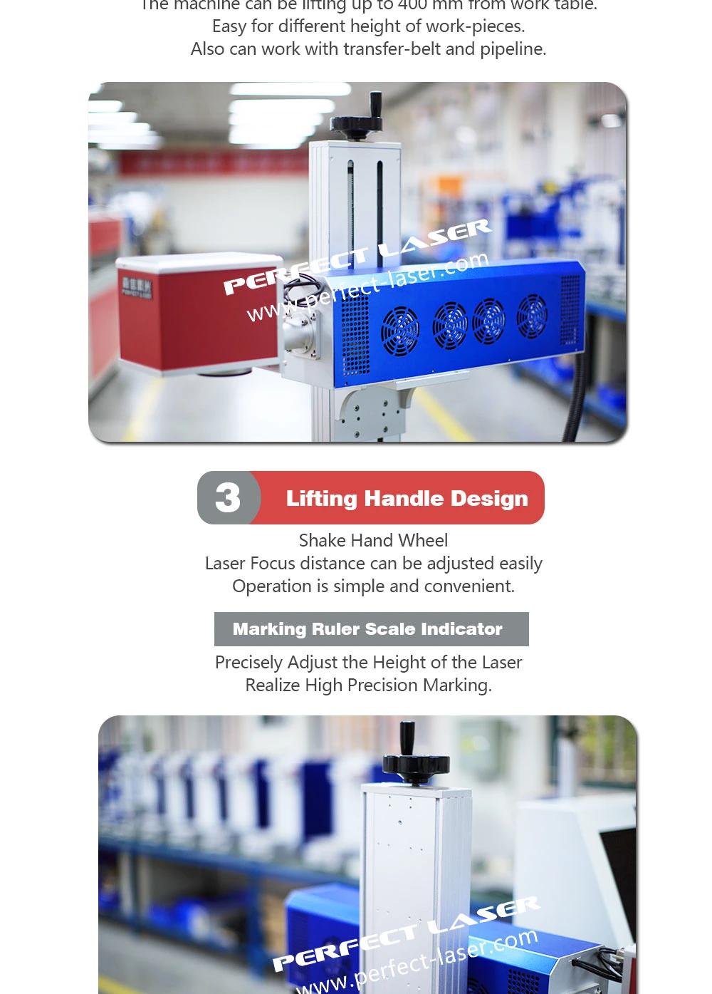 High Speed Efficiency CO2 Laser Marking Machine for Glass