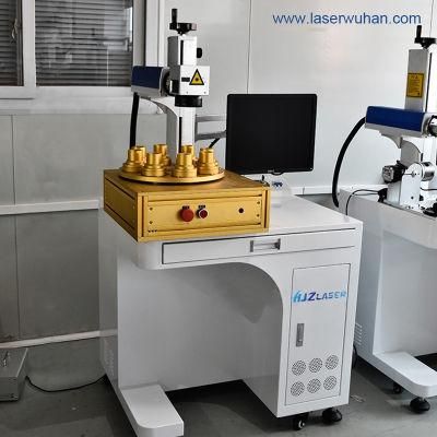 Fiber Laser Marking Machine 50W Raycus Laser Engraving Gold Jpt Mopa Ear Tag Aluminum