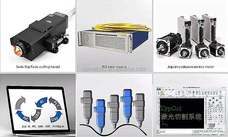 Camel CNC Raycus Ipg Auto Feeding Steel Sauqre Round Tube Fiber Laser Cutting Machine