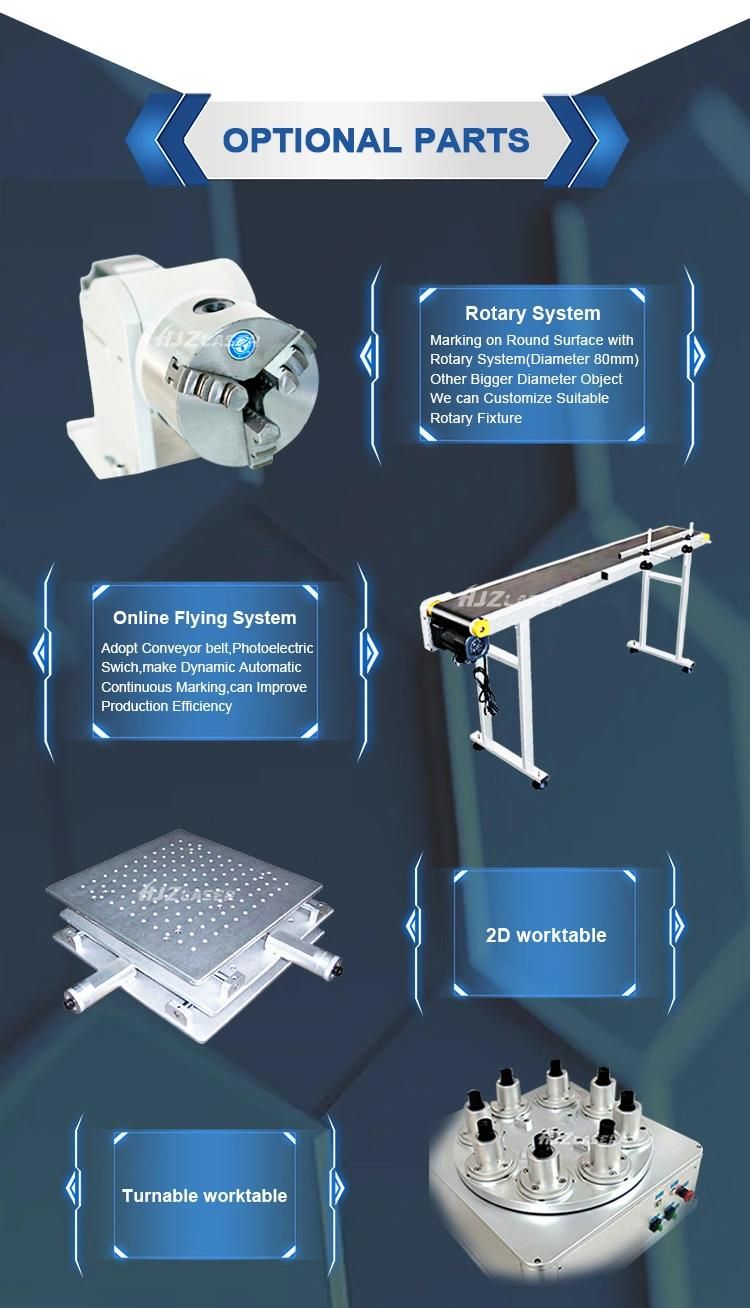 Hot Sale Fiber Laser Marking Machine for Anodized Aluminum