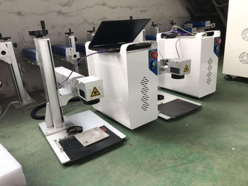 Mini Enclosed Mopa Fiber Laser Marking Machine with Jpt