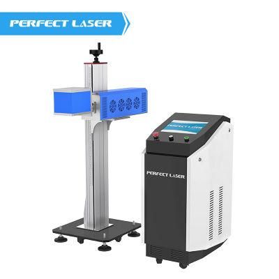 Flying CO2 Laser Marking Machine for Leather Pet Bottle Water Bottle