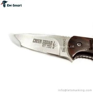 New Type Personalized Laser Engraved Stainless Steel Pocket Knives Knife