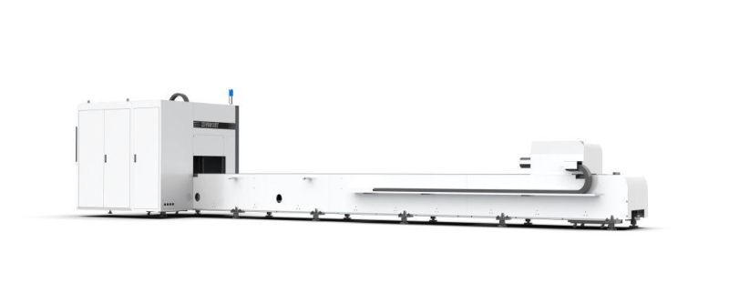 CNC Automatic Laser Cutter Manufacturer Round Ss Ms Gi Metal Iron Stainless Steel Tube Fiber Laser Pipe Cutting Machine