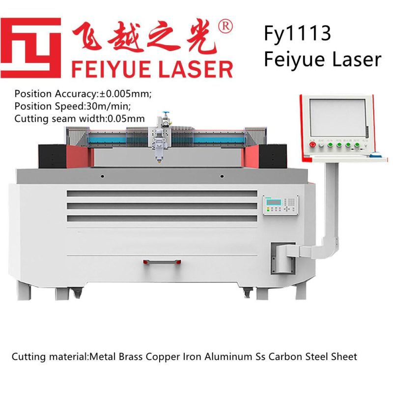 Fy1113 Feiyue Best Hobby Laser Cutter Machine Automatic Homemade DIY Laser Cutting Machine to Cut Metal Brass Copper Iron Aluminum Ss Carbon Steel Sheet