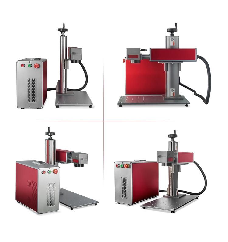 High Precision Fiber Laser Marker 2D/3D Split Type Laser Marking Machine Bar Code 30W Metal Engraving Machine