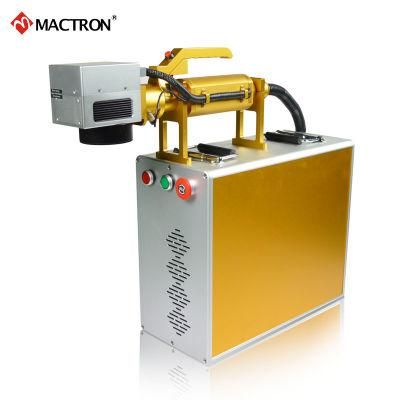 Deep Engraving 30W 50W 100W Portable Desktop Fiber Laser Marking Machine for Metal Jewelry Manufacturer
