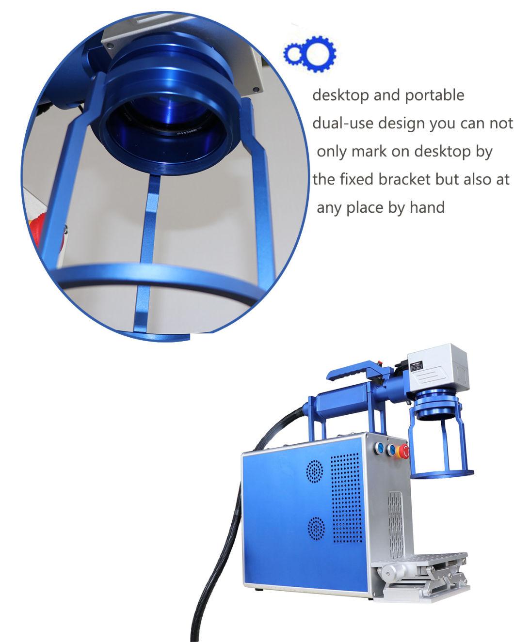 30W Ipg Raycus Laser Marker Metals Copper Fiber Laser Marking Machine for Sale