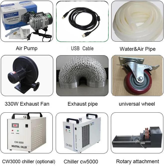 Factory Sales 80W 900X600mm CNC Laser Cutter Machine for Wood Acrylic