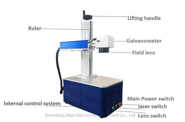 Mopa 20W 30W Mini Fiber Laser Marking Machine Price