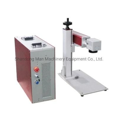 Metal Plastic Jewelry CNC 20W Fiber Laser Color Marking Machine Price
