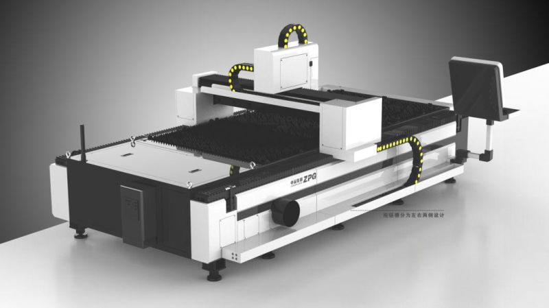 Fiber Metal Laser Cutting Machine for Brass Stainless Carbon Steel Aluminum with 1000W 1500W 2000W 3000W 4000W 6000W