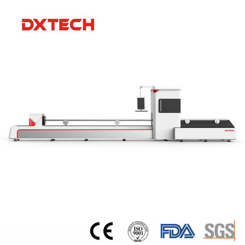 2021 High Quality 3kw 4kw CNC Metal Tube Fiber Laser Cutting Machine for Metal Tubes
