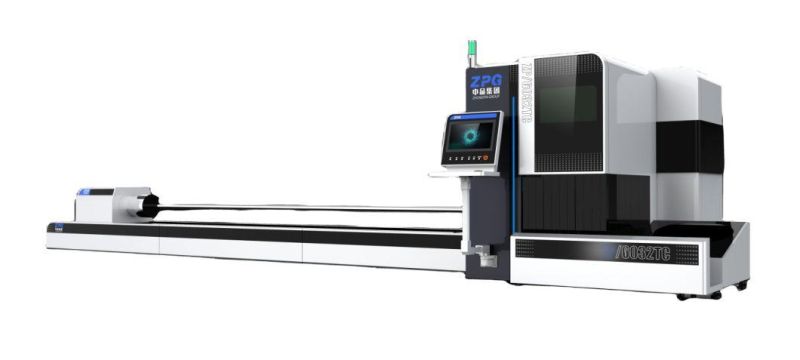 High Accuracy Good Price Professional Round Spquare Tube Fiber Laser Cutting Machines CNC Metal Fiber Laser Pipe Tube Cutter