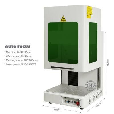 30kg Mini Enclosed Automatic Focusing Laser Engraverfor Plastic