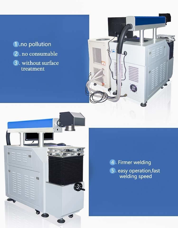 500W High Power Automatic Mold Repair Laser Welding Machine with Boom Lift for Large