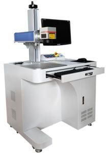 Fiber Laser Marking Machine Color Mark on Stainless Steel Metal Sheet