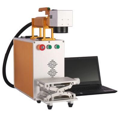 High Efficiency and Long Lifetime Fiber Laser Marking Type Application Jewellery Mini Portable Fiber Laser Marking Machine 20W 30W 50W