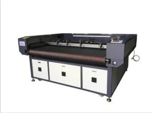 Stuff Toys Fabrics Laser Cutting Machine with Four Head Improve Efficiency