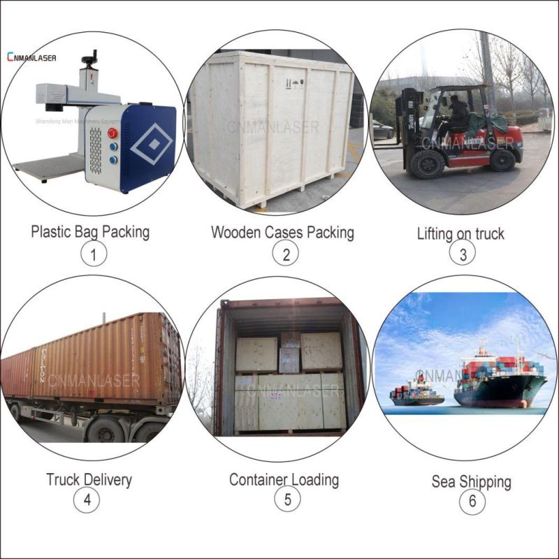 30W Fiber Metal Laser Marking Machine Laser Equipment for Jewelry, Gold and Silver