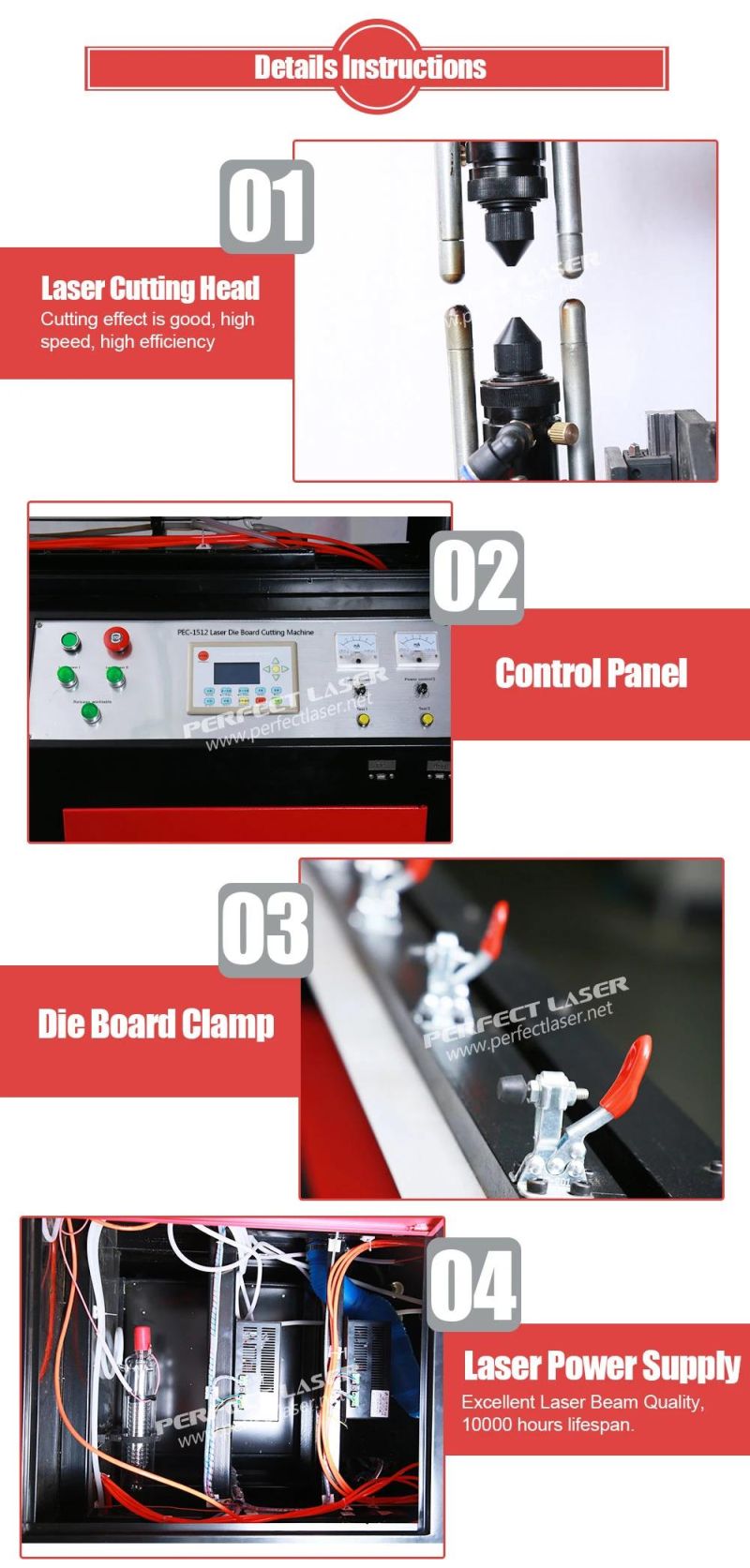1000W Die Board Laser Cutting Machine in Metal Industry