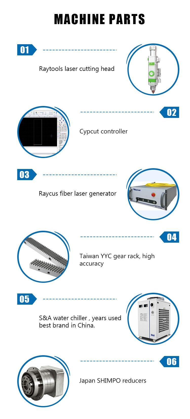 Fscut2000 Cutting Control System Fiber Laser Cutter 1325 3015