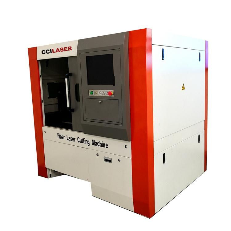 Full Enclosed Type Small Gold Name Letter Fiber Laser Cutting Machine