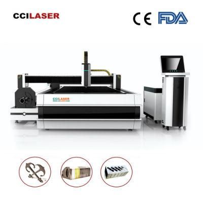 Cci Laser Metal Pipe/Tube/Plate Laser Cutting 1000W Hot Sale Fiber Laser Cutting Machine for Carbon Steel