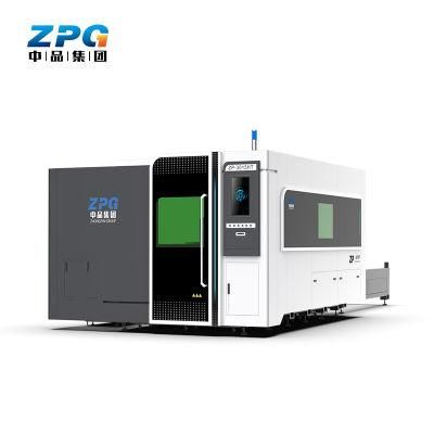 Zpg-3015ht Full Cover/Enclosed Metal Tube and Plate Fiber Laser Cutting Machine
