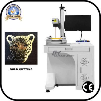 Jewelry Laser Cutting Marking Machine for Metal Plastic Logo Number