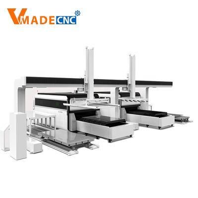 High Efficient 5mm Ss 2000W Fiber Laser Metal Cutting Machine