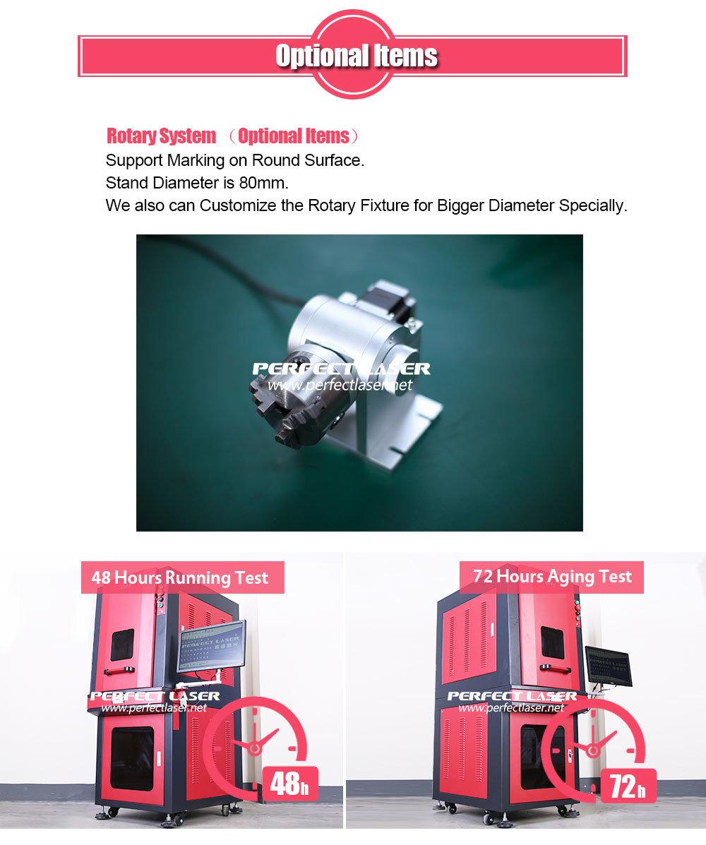 3D Curved Surface 20W Fiber Laser Marking Machine