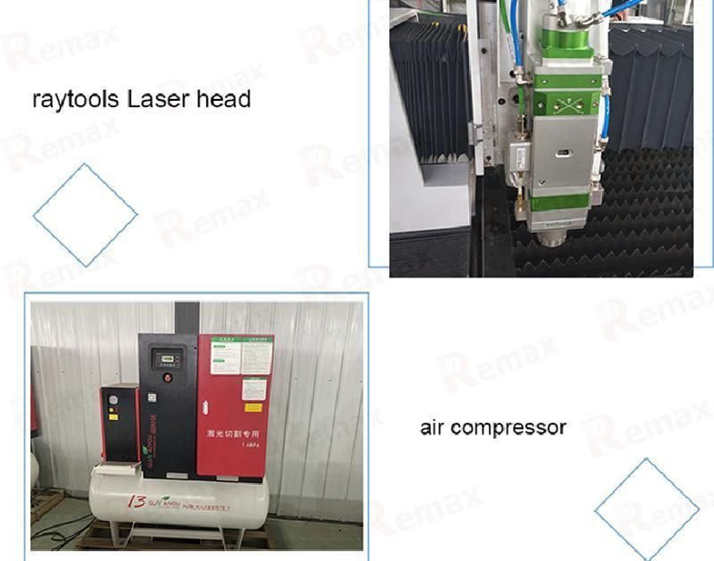 Remax 3015 CE Certification Steel Sheet Plate CNC Fiber Laser Cutting Machine