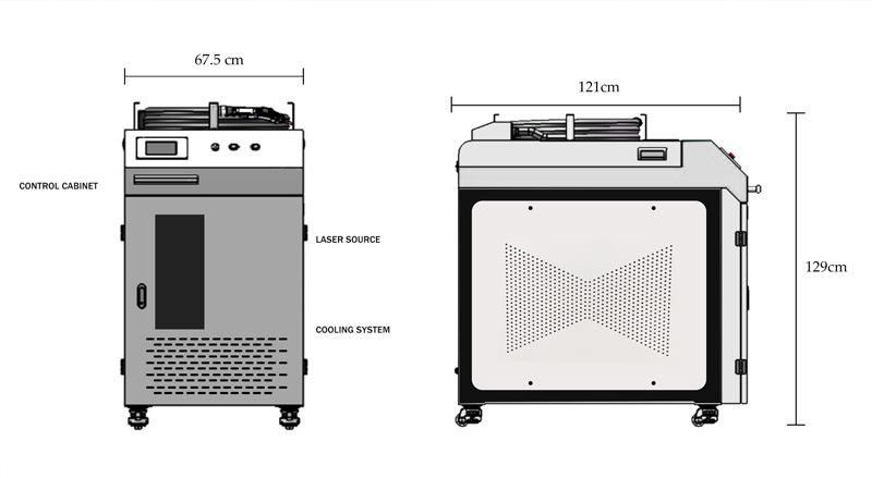 OEM/ODM Supplier China 1000W Fiber Laser Cleaning Machine/Laser Cleaning Machine