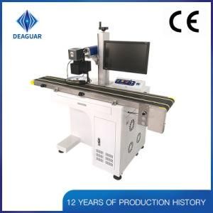 CCD Visual Fiber Laser Marking Machine 50W Marking Logos/Pictures/Codes Clearly