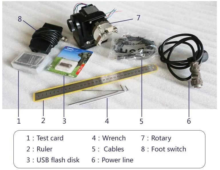 20W Color Fiber Laser Marking Machine Price with Protective Cover