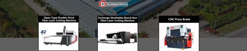 1 Kw CNC Fiber Laser Cutting Metal Machine 6020 with Worktable by China Durmapress Company