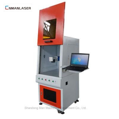 Table Type Bar Code Fiber Laser Marking Machine for Logo