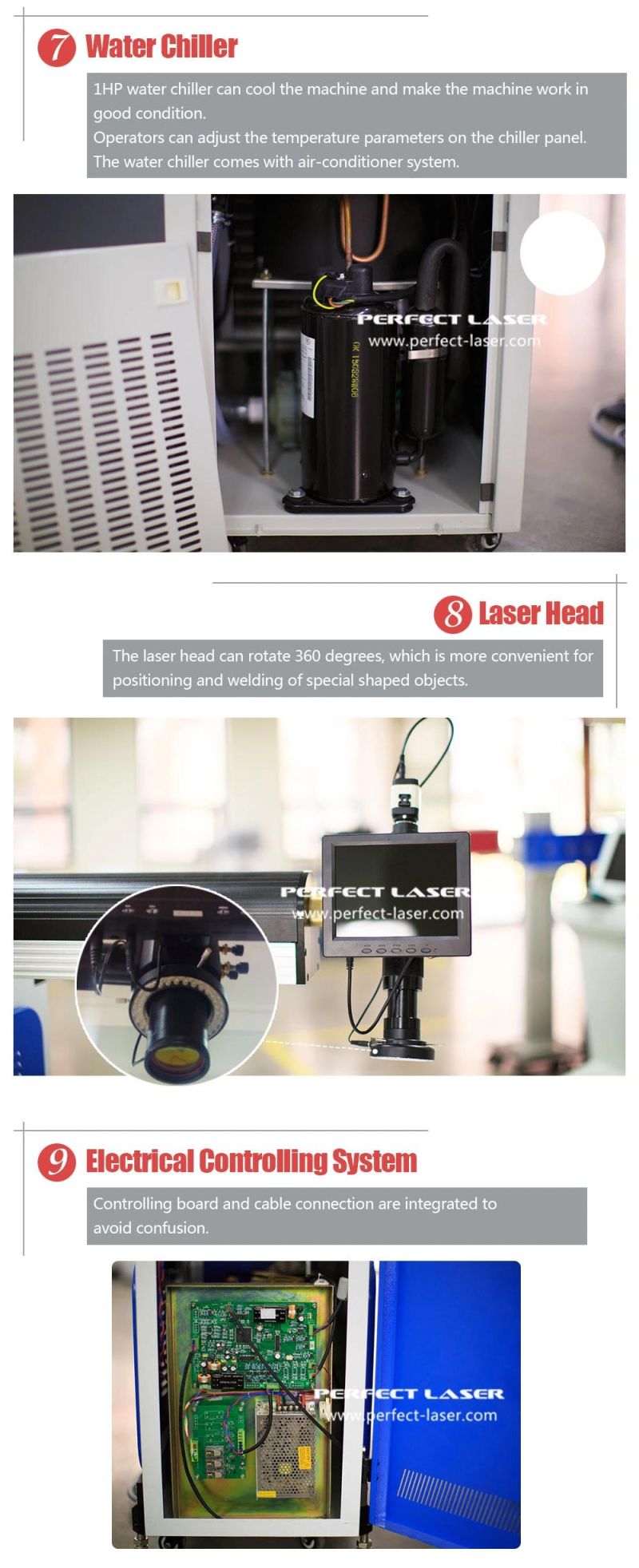 Welding Machine Handheld Head Laser Welding Machine 300W for Stainless Steel