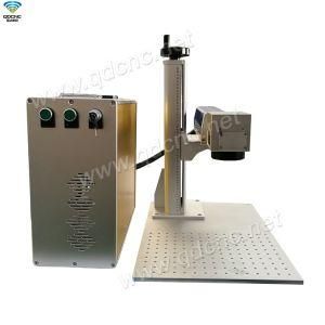 China Cheap Fiber Laser Marking Machine for Gold/Brass/PVC Qd-FM20/Qd-FM30/Qd-FM50