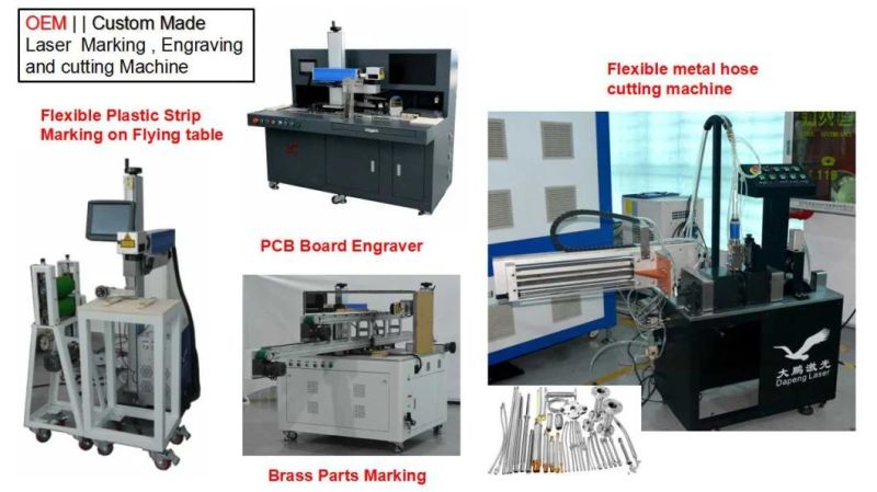 Catalogue of The Laser Marking and Engraving Machine OEM Service Available