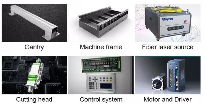 Wholesale Costomized Industrial 2000W 3000W CNC Fiber Metal Laser Cutter Cutting Engraving Marking Machine for Metal Sheet/Stainless/Copper/Aluminum