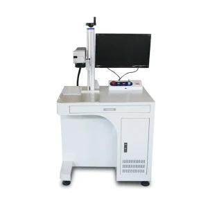 30W Automatic Fiber Laser Marking Machine Table Type Metal Nameplate Laser Marking Machine