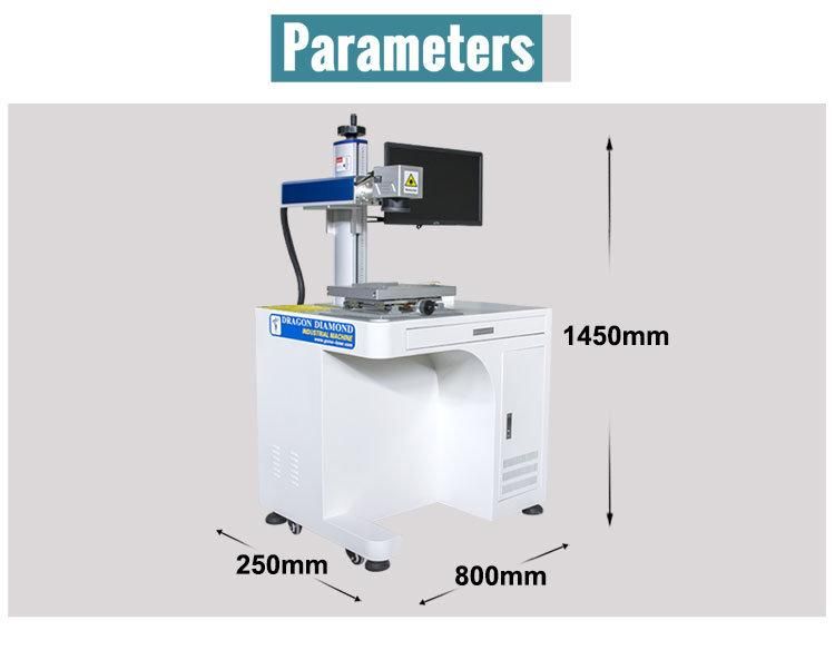 Fiber Laser Marking Machine 20W 30W 50W Metal Laser Engraving Machine for Making Logo Time Serial Number on Metal