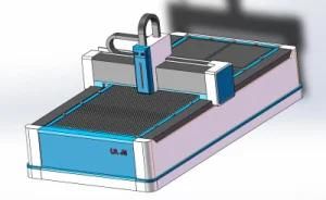 1000W 2000W Fiber Metal Laser Cutting Machine for Steel Stainless Steel Aluminum Alloy