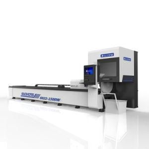 1500W Raycus Stainless Steel Tube CNC Fiber Laser Cutting Machine for Advertising Industry