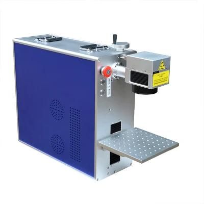 30W Combined Mini Fiber Laser Marking Machine for Plastic Gold Stainless Steel